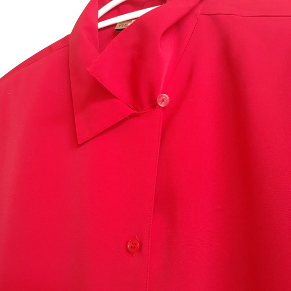 Red short sleeve shirt - Picture 5 of 6